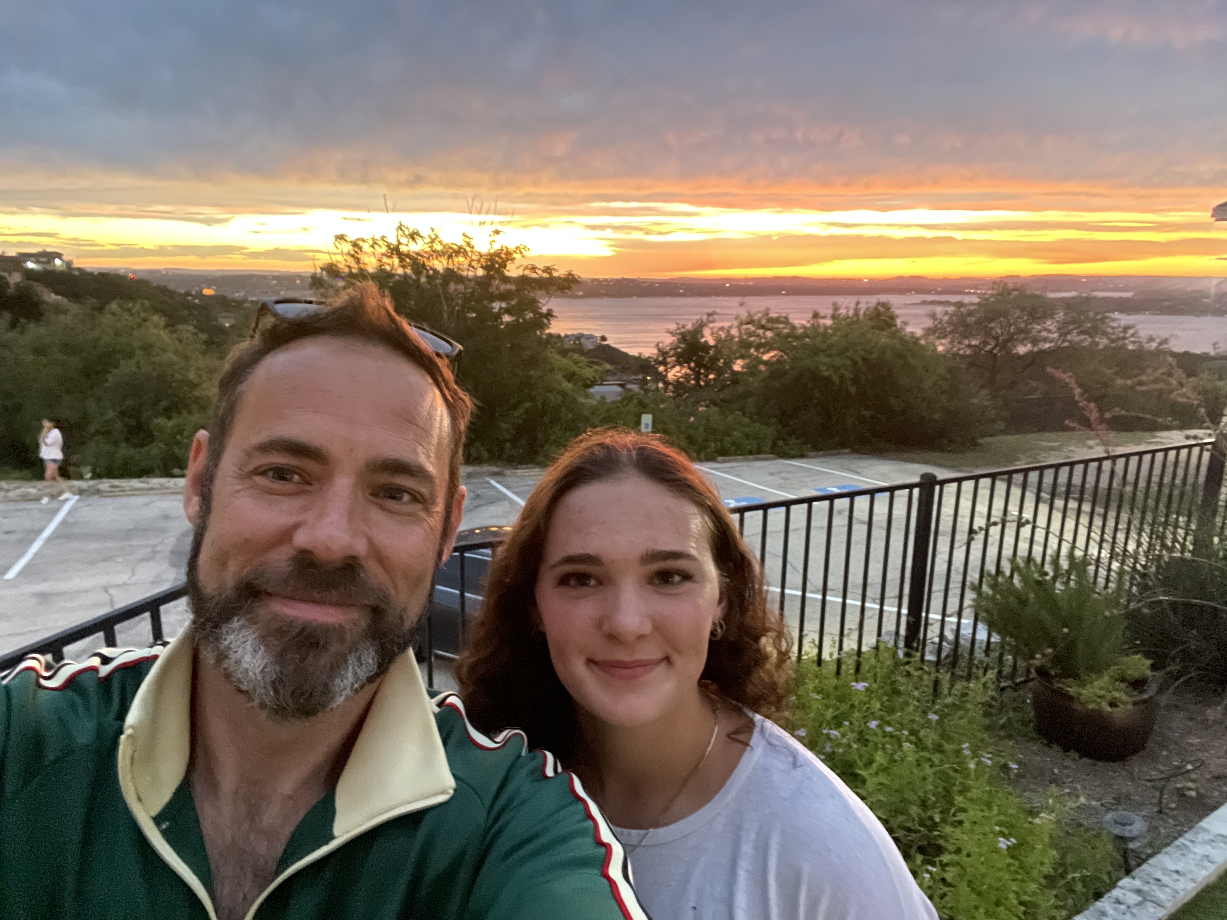 Michael Woody Wood outdoors at sunset